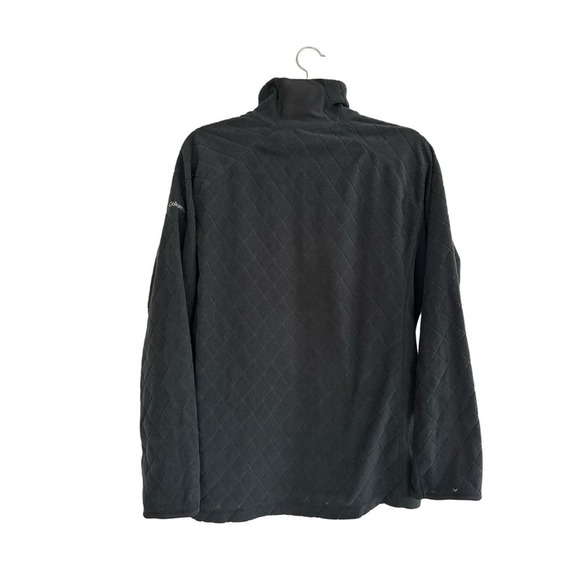 COLUMBIA Women's Glacial Fleece 1/4 Zip Pull Over Diamond Pattern Size XL - Picture 3 of 4